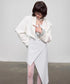 Diagonal Cut Dress